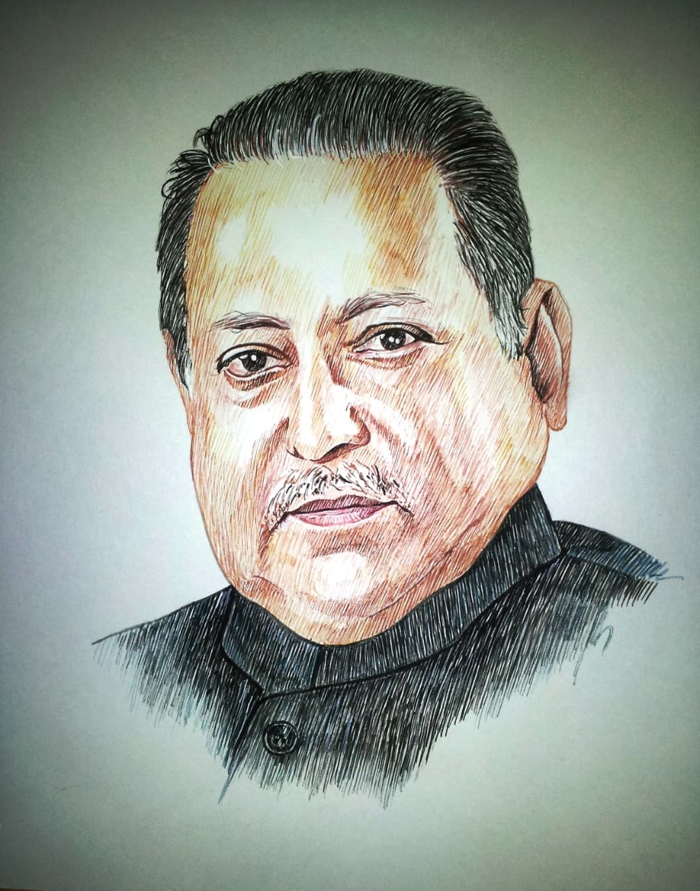 Late Shri Neelkanthrao Shinde Portrait