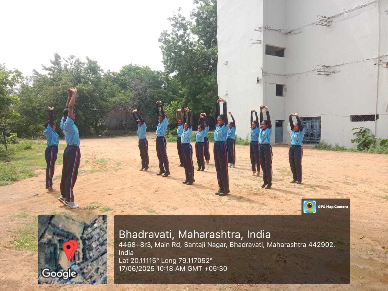 NCC Physical Training Sessions